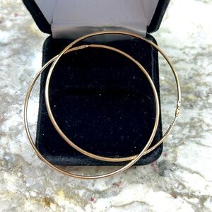 14 karat Russian pink gold earrings